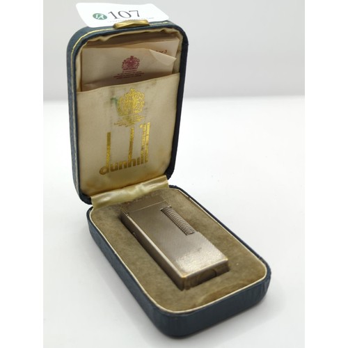 107 - Boxed Dunhill lighter