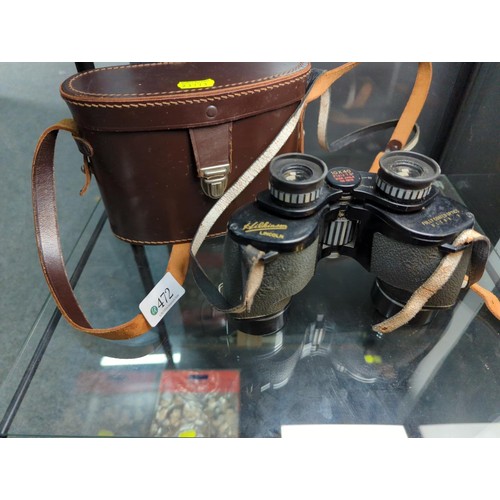 472 - Pair of Hilkinson Lincoln 10 x 40 wide angle binoculars with case