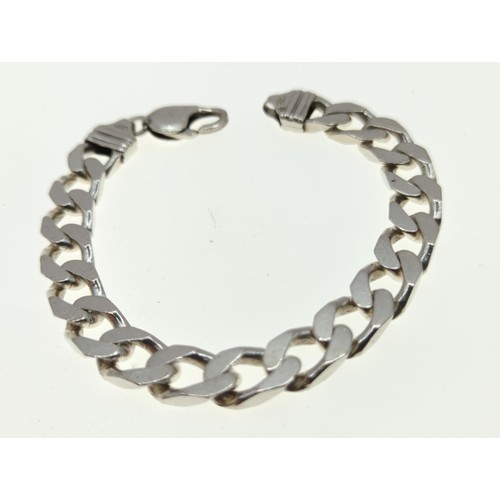 80 - silver  bracelet, approx 200mm, 34g