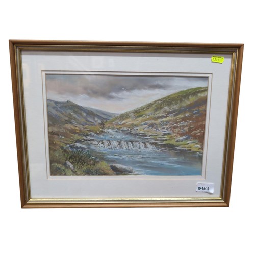 464 - Tavy Cleave by Cynthia Willcock, pastel original, 45 x 34.5 cms