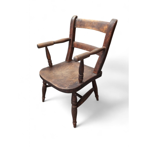 514A - Small mahogany child's chair. H59cm