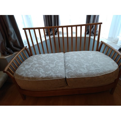 524 - Ercol Renaissance high back two seater sofa. W160cm D92cm approx