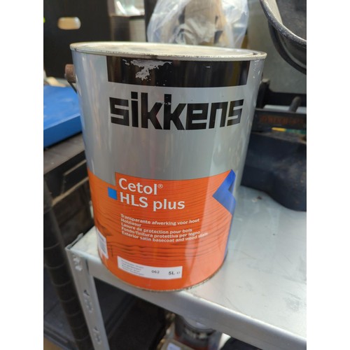 185 - New. 5L Sikkens Cetol HLS Plus woodstain - Green Hindelopen.