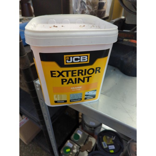 188 - JCB Exterior paint for wood/masonry/metal. 4.73L.