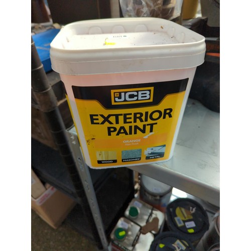 189 - JCB Exterior paint for wood/masonry/metal. 4.73L.