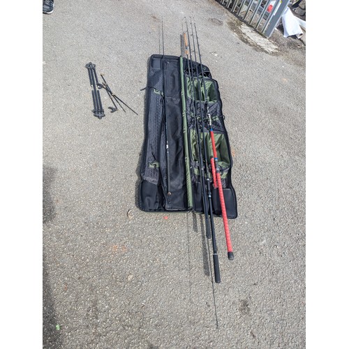 808 - Rovex Lurepro 10'. Fladen Maximus Predator 340cm.KarpX Shadowlanda 12'.Team Waterline Midas Car... 