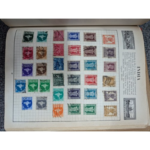 683 - Box of partly filled stamp albums, eighteen in total