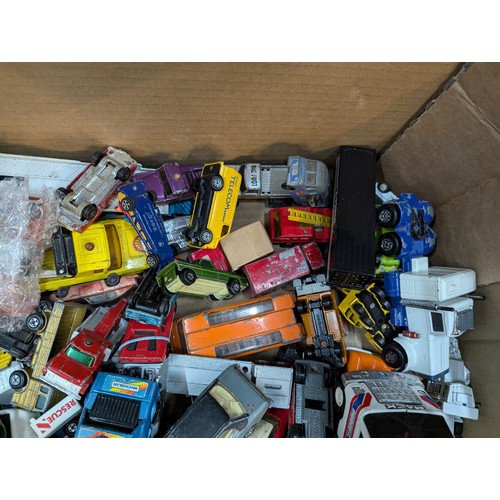 720 - Box of toy cars inc. Corgi Batmobil