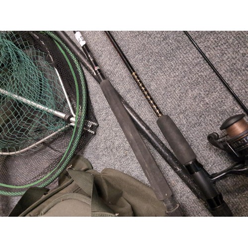 812 - Abu Garcia seven rod with a Mitchell Orca 30 bt reel ,Power Stik 101-60 rod 1.8 long with a Shakespe... 