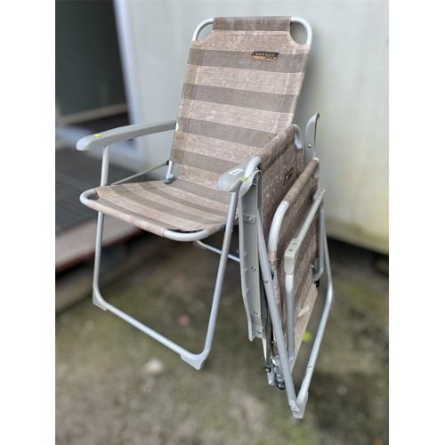 44 - 2 x Quest Elite camping deckchairs.