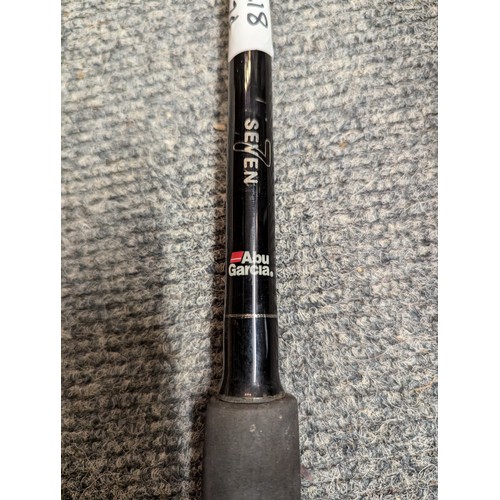 812 - Abu Garcia seven rod with a Mitchell Orca 30 bt reel ,Power Stik 101-60 rod 1.8 long with a Shakespe... 