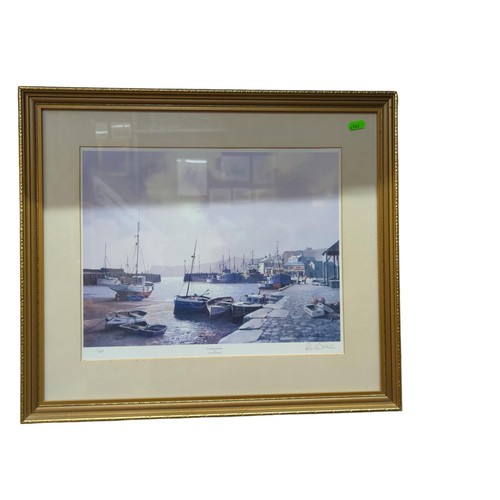 30 - Three Don Micklethwaite prints of coastal scenes, framed, inc. two signed limited edition 55 x 48cm