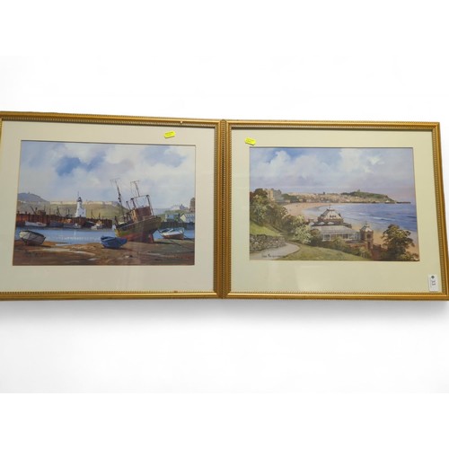 33 - Two framed Don Micklethwaite prints 54 x 44cm