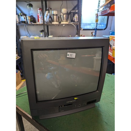 22 - Hitachi TV. Model no. C1714T.