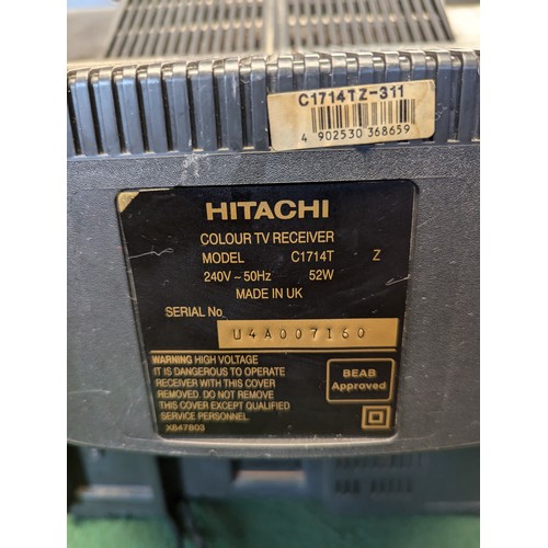 22 - Hitachi TV. Model no. C1714T.