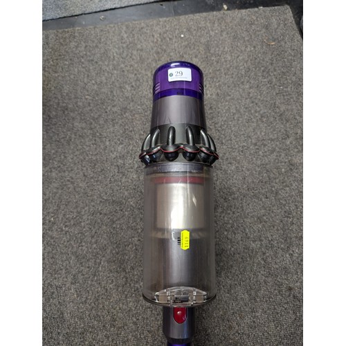 29 - Dyson V11 Animal. Model no. D1E-UK-MFA5336A. No charger or extra attachments.