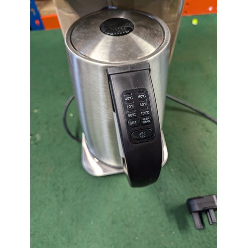 58 - Aicok multi-temperature electric kettle. Model no. KE7466TJ-GS.