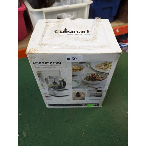 59 - Cuisinart Mini Prep Pro. Model no. ECH4U.