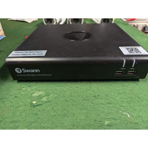 129 - Swann Security System inc. 8 channel digital video and 4 cameras.