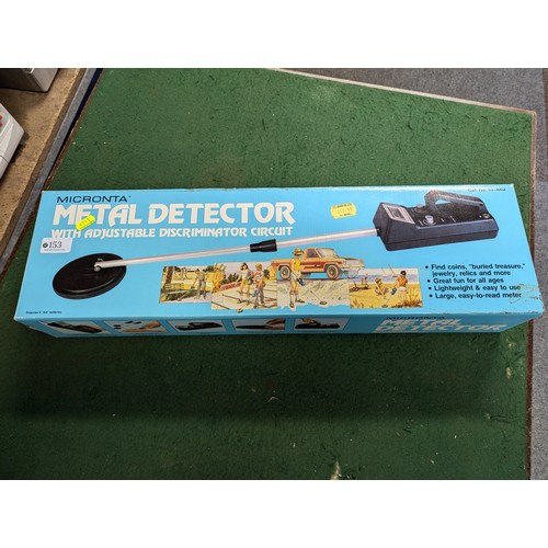 153 - Micronta metal detector with adjustable discriminator circuit. 