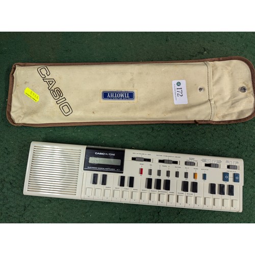 172 - Casio VL-Tone VL1 electronic musical keyboard in case.