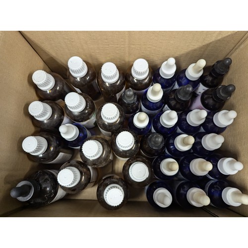 173 - 3 boxes of various empty glass medical mainly pipette jars of various sizes.