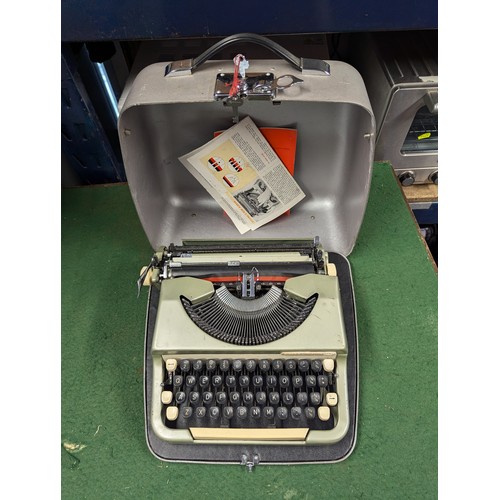 176 - Imperial Good Companion typewriter in case.