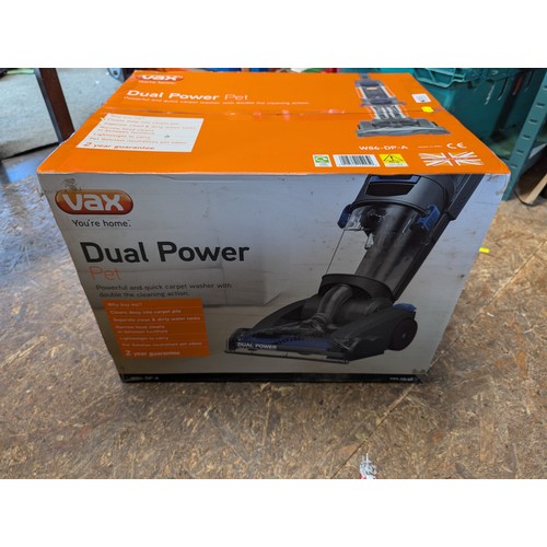 205 - Vax Dual Power vacuum cleaner. New in box. Sealed. Model no. W86-DP-A.