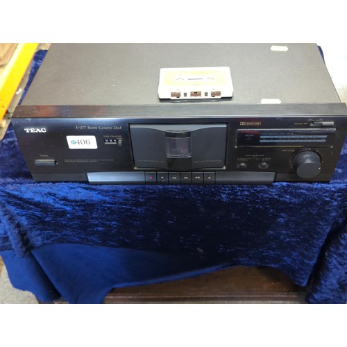 105 - TEAC V-377 stereo cassette deck.