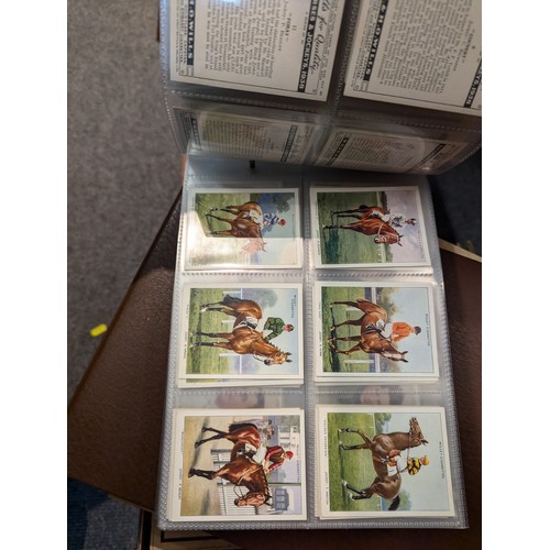 874 - Large qty of cigarette & tea cards, two folders of first day covers. inc. Stamps of all Countrie... 