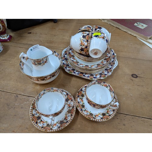 1017 - Tyne teacups, saucers etc. circa 1920's