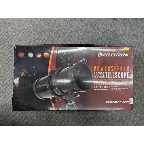 1022 - Celestron Powerseeker 127EQ 127mm reflector telescope