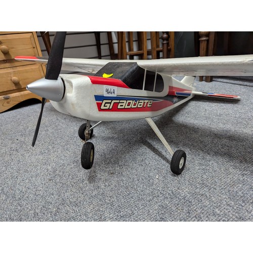 944A - Graduate polystyrene remote control plane with Suplex 2.4 GHZ 4 channel remote