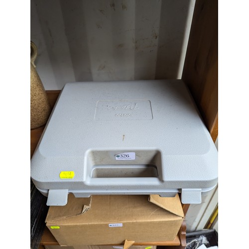 326 - Brother P-Touch PT2100 labelling system (new) in case.