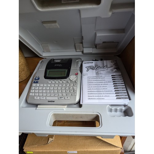 326 - Brother P-Touch PT2100 labelling system (new) in case.