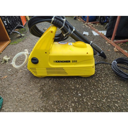 641 - Karcher 232 compact pressure washer, for spares & repairs, working order unknown