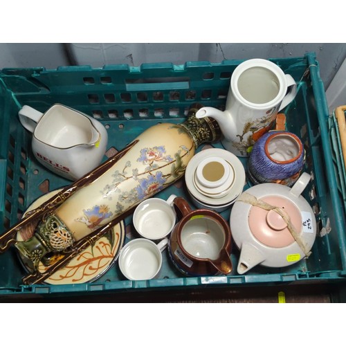 293 - Assorted pots and jugs etc. Crate not included.