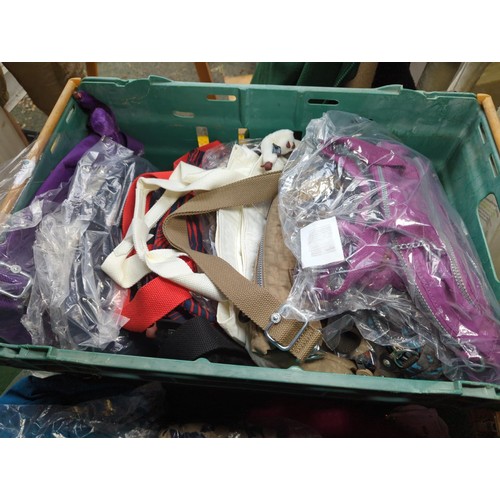 312 - Crate of 15 various brand new ladies handbags. Crate not included. 