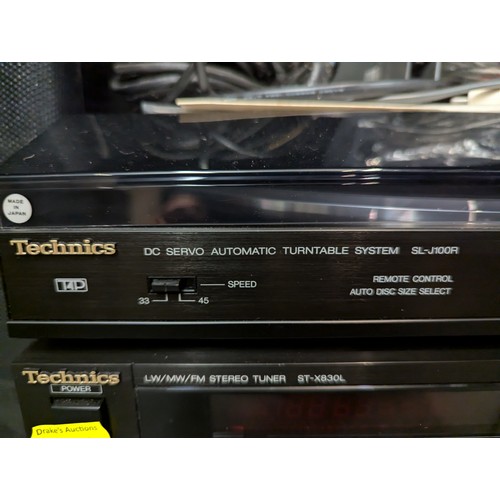 101 - Technics separates system with Technics SB-F860 speakers