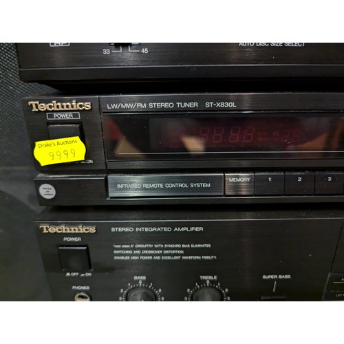 101 - Technics separates system with Technics SB-F860 speakers