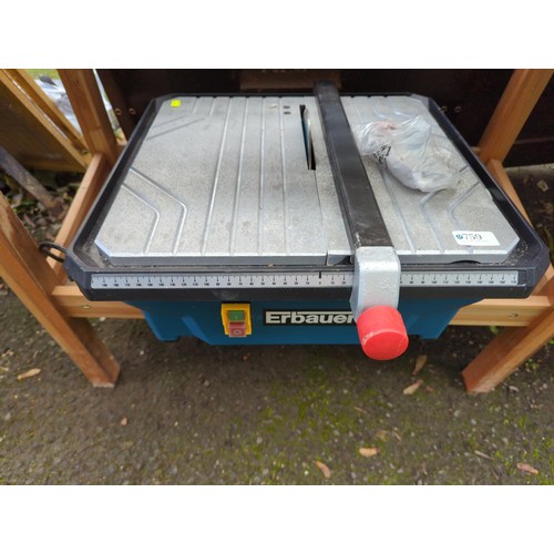 759 - Erbauer erb337tcb tile cutter with 2 spare blades