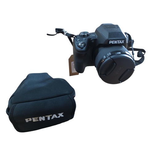 81 - Pentax XG-1 digital camera. Includes case, battery. Missing charger, untested but sold in working or... 