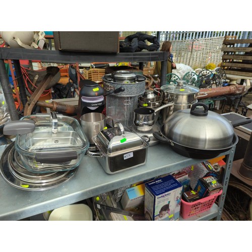 574 - Cuisinart and other saucepans etc. 