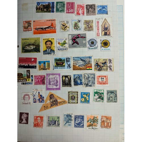 413 - Assorted UK and world stamps, loose and bound in albums