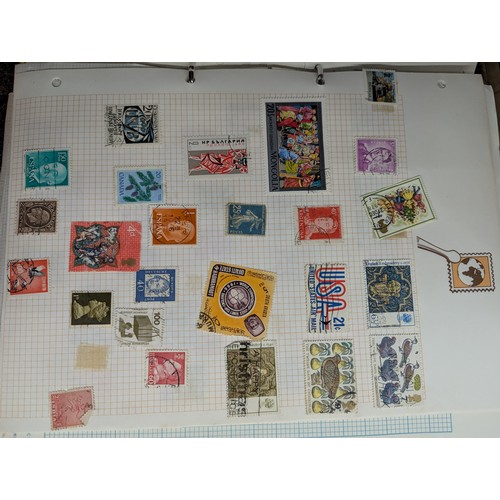 413 - Assorted UK and world stamps, loose and bound in albums