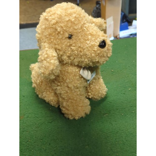 98 - Plush dog door stop