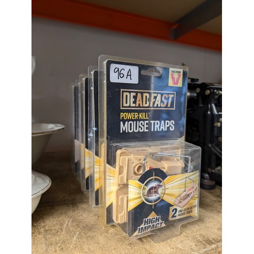 96A - 6 x deadfast power-kill mouse traps all brand new in opriginal packaging. 