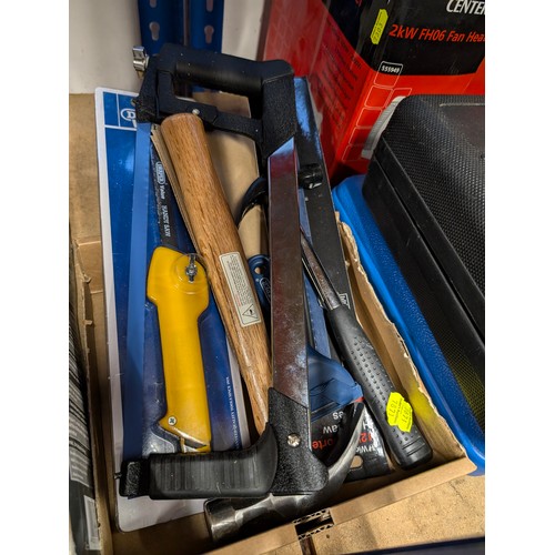 113A - small selection of new tools inc hammers, 10mm drill bit, handy saw etc.. 