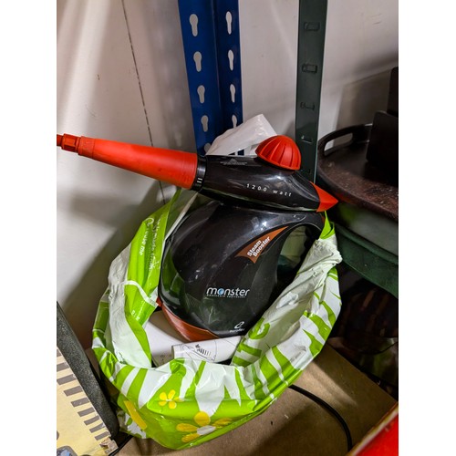 118A - Monster steam cleaner with various accessories