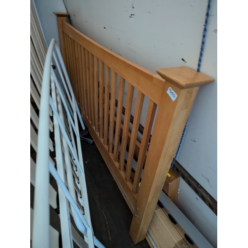 905D - Wooden king size bed frame